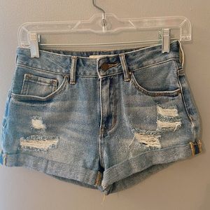 High Waisted Denim shorts